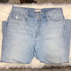 Madewell Light Blue Vintage-Inspired Straight Jeans